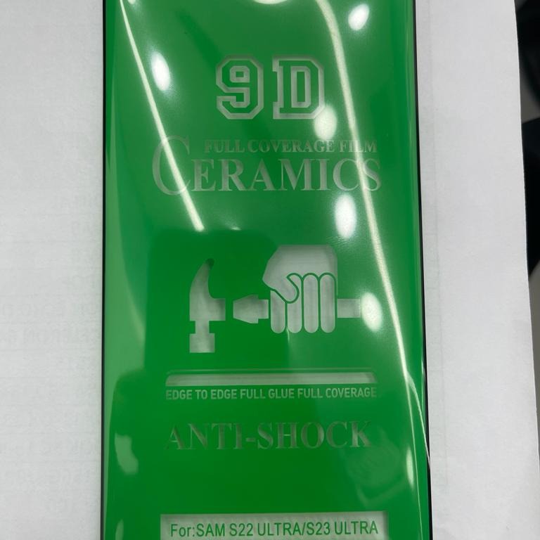 VIDRIO DE CERAMICA 9D SAMSUNG S22/S23 ULTRA