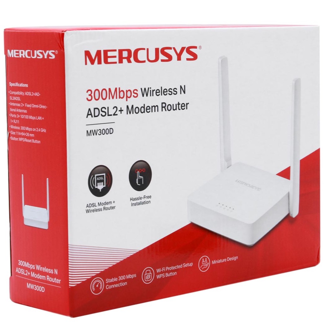 MODEM+ROUTER ADLS2+MW300D