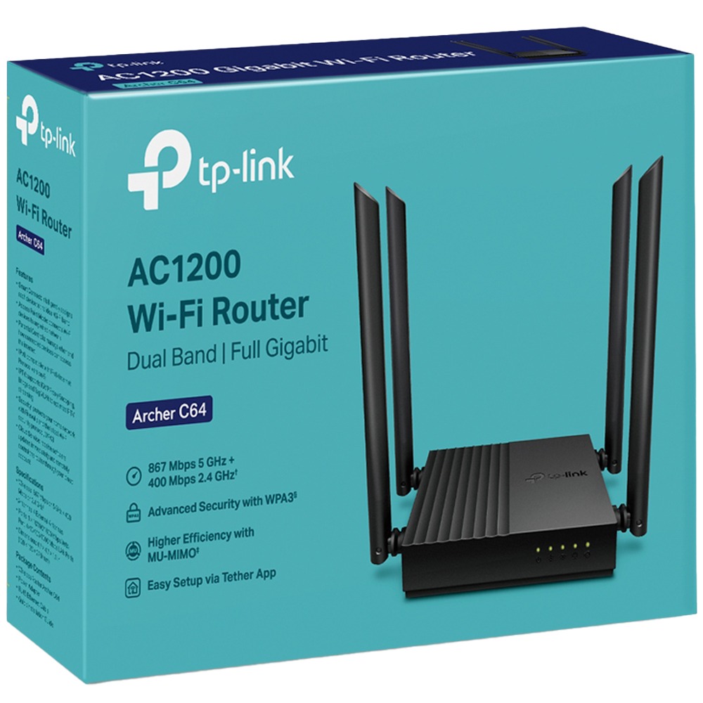 ROUTER AC1200 WI-FI DUALBAND AC64
