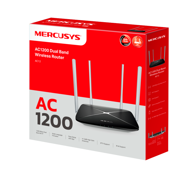 MERCUSYS AC12 AC1200 DUALBAND WIRELESS ROUTER