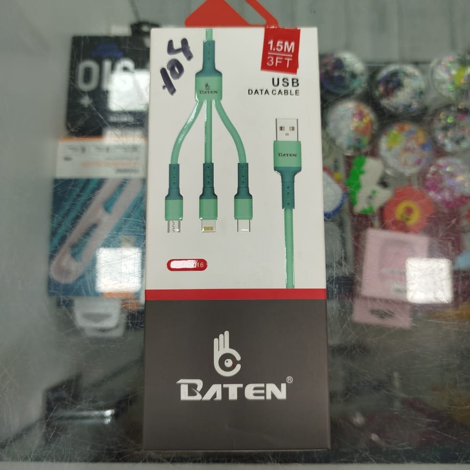 CABLE BATEN 3 EN 1