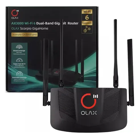 OLAX SCORPIO GIGAHOME AX3000 WIFI 6